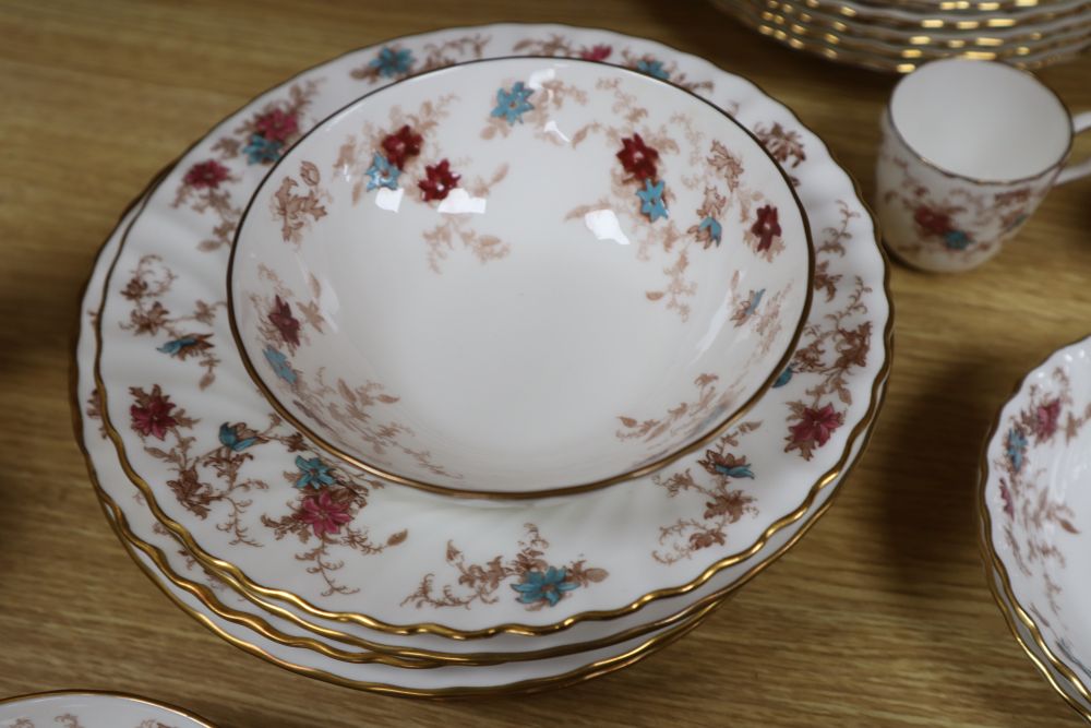 A service of Minton Ancestral pattern tableware (approx. 90 pieces)